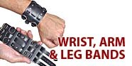 Wrist, Arm & Leg Bands Featured by Jamin' Leather