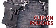 Clip Pouches Featured by Jamin' Leather