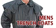 Mens Trench Coats Featured by Jamin' Leather