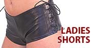 Ladies Shorts Featured by Jamin' Leather