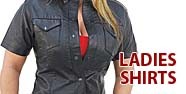 Ladies Shirts Featured by Jamin' Leather