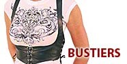 Bustiers Featured by Jamin' Leather