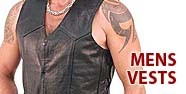 Mens Vests Featured by Jamin' Leather