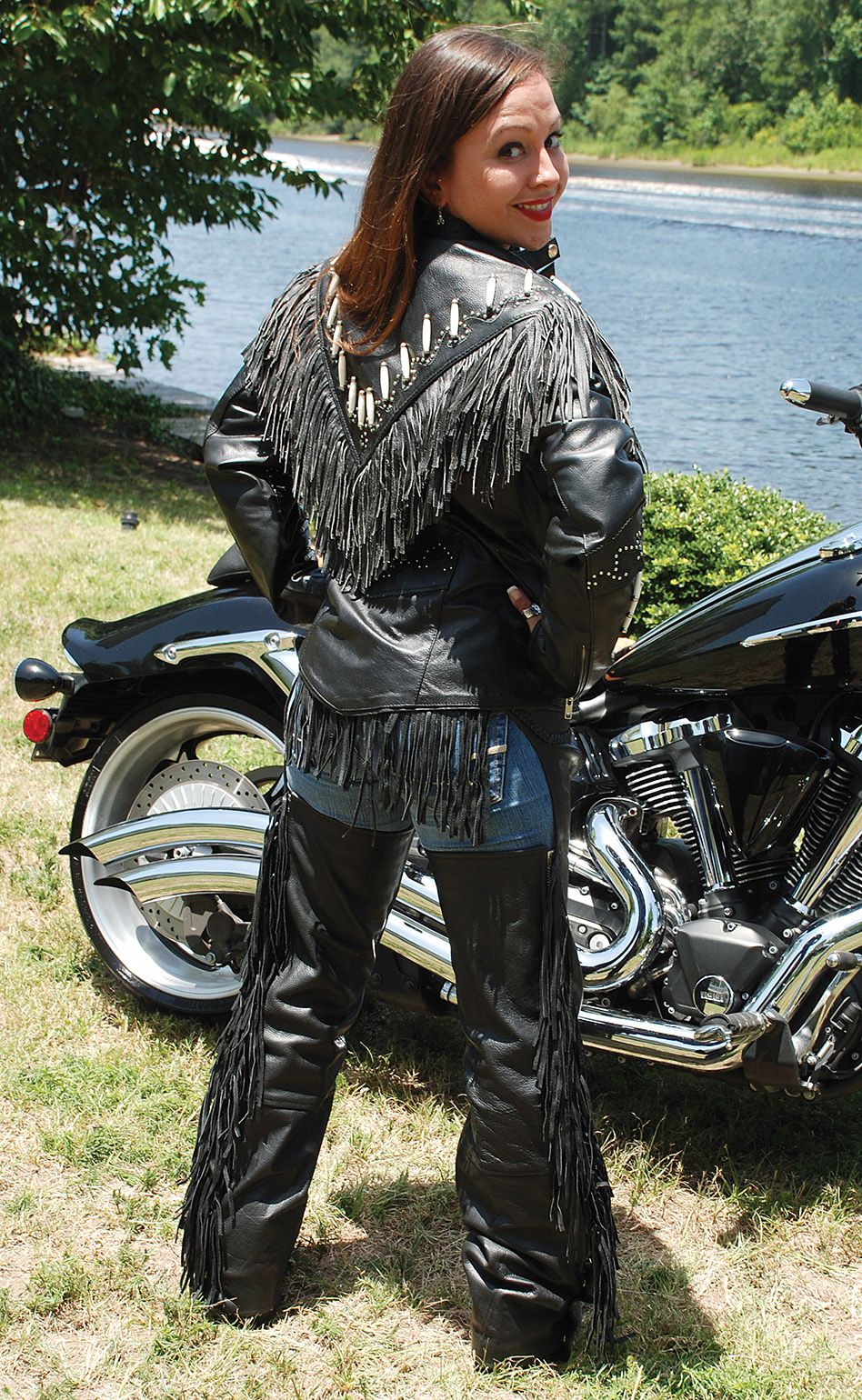 Buy > western leather jackets with fringe > in stock