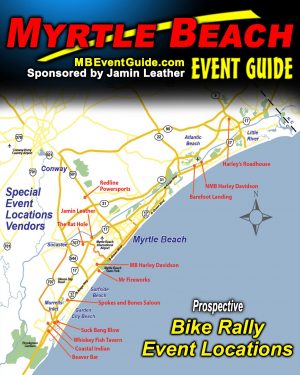 Myrtle Beach Bike Week Map