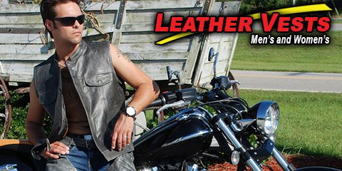 Men's & Women's Leather Vests