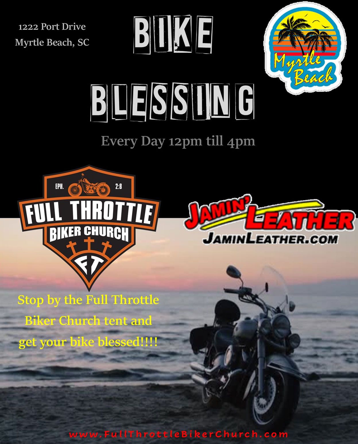 Bike Blessing By Full Throttle Biker Church ⋆ Jamin Leather® Brands