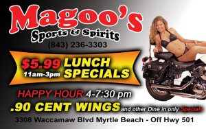 Magoos Sports & Spirits Ad