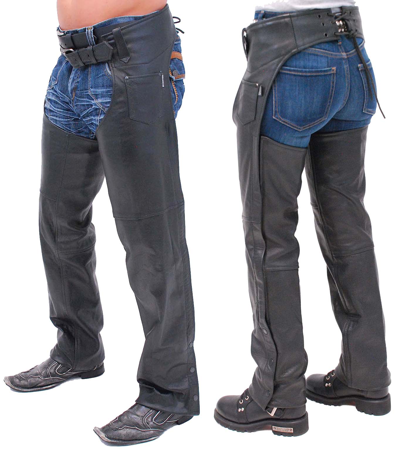 ON SALE LEATHER MOTORCYCLE CHAPS
