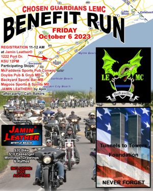 CHOSEN GUARDIANS LEMC BENEFIT RUN FOR TUNNELS TO TOWERS FOUNDATION