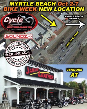 CYCLE SOLUTIONS AND SOUNDZ AUDIO AT MYRTLE BEACH BIKE WEEK FALL RALLY