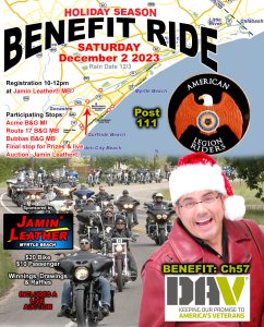 HOLIDAY BENEFIT BIKE RUN FOR DISABLED AMERICAN VETS