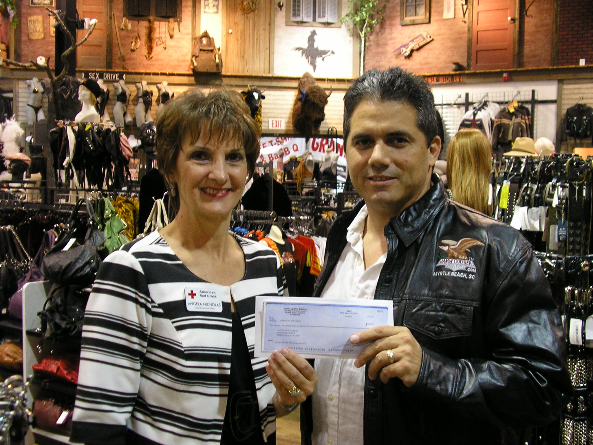 JAMIN LEATHER SUPPORTS LOCAL ORGANIZATIONS