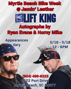 LIFT KINGS AT JAMIN LEATHER WITH HORNEY MIKE AND RYAN EVANS FROM COUNTS CUSTOMS