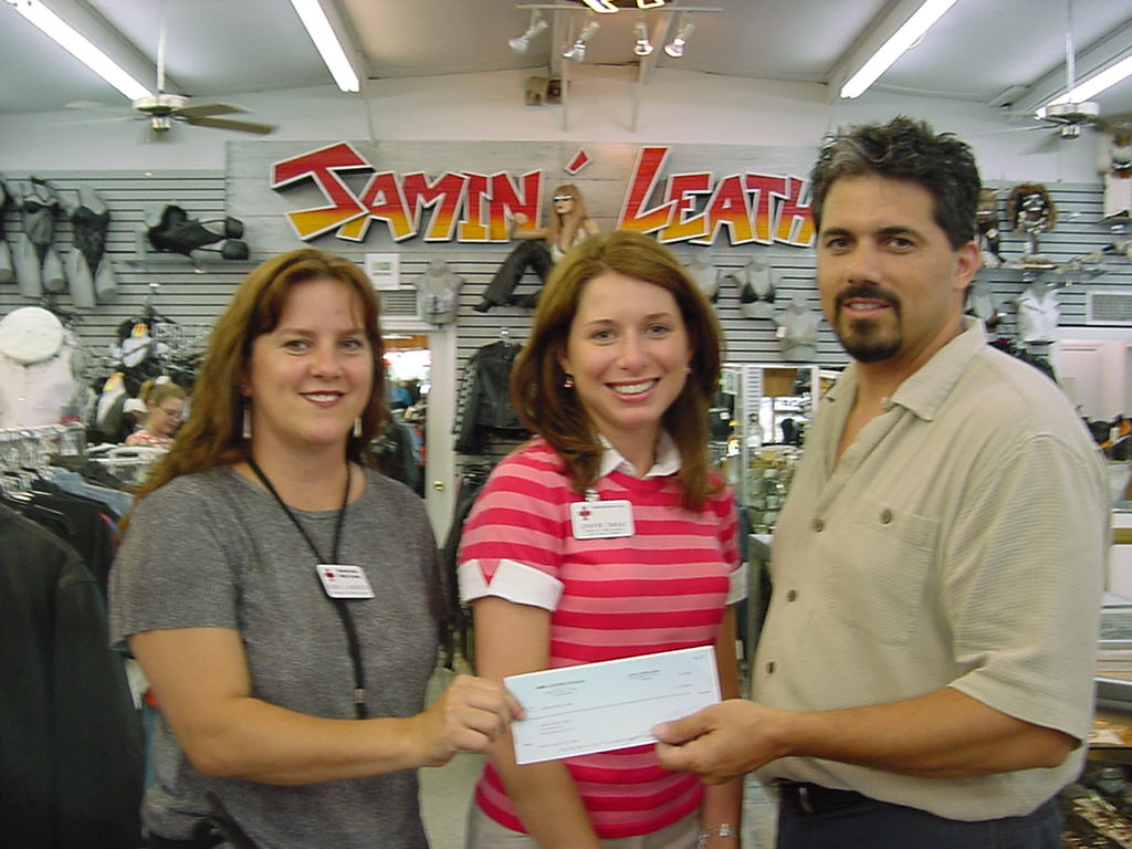 DONATED AUCTION PROCEEDS FROM JAMIN LEATHER®