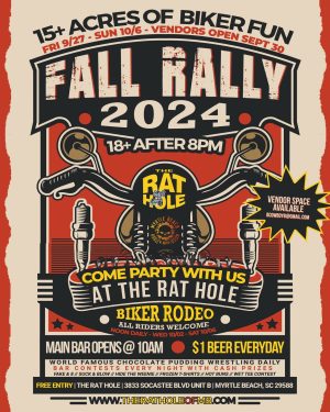 FALL RALLY AT THE RAT HOLE MYRTLE BEACH