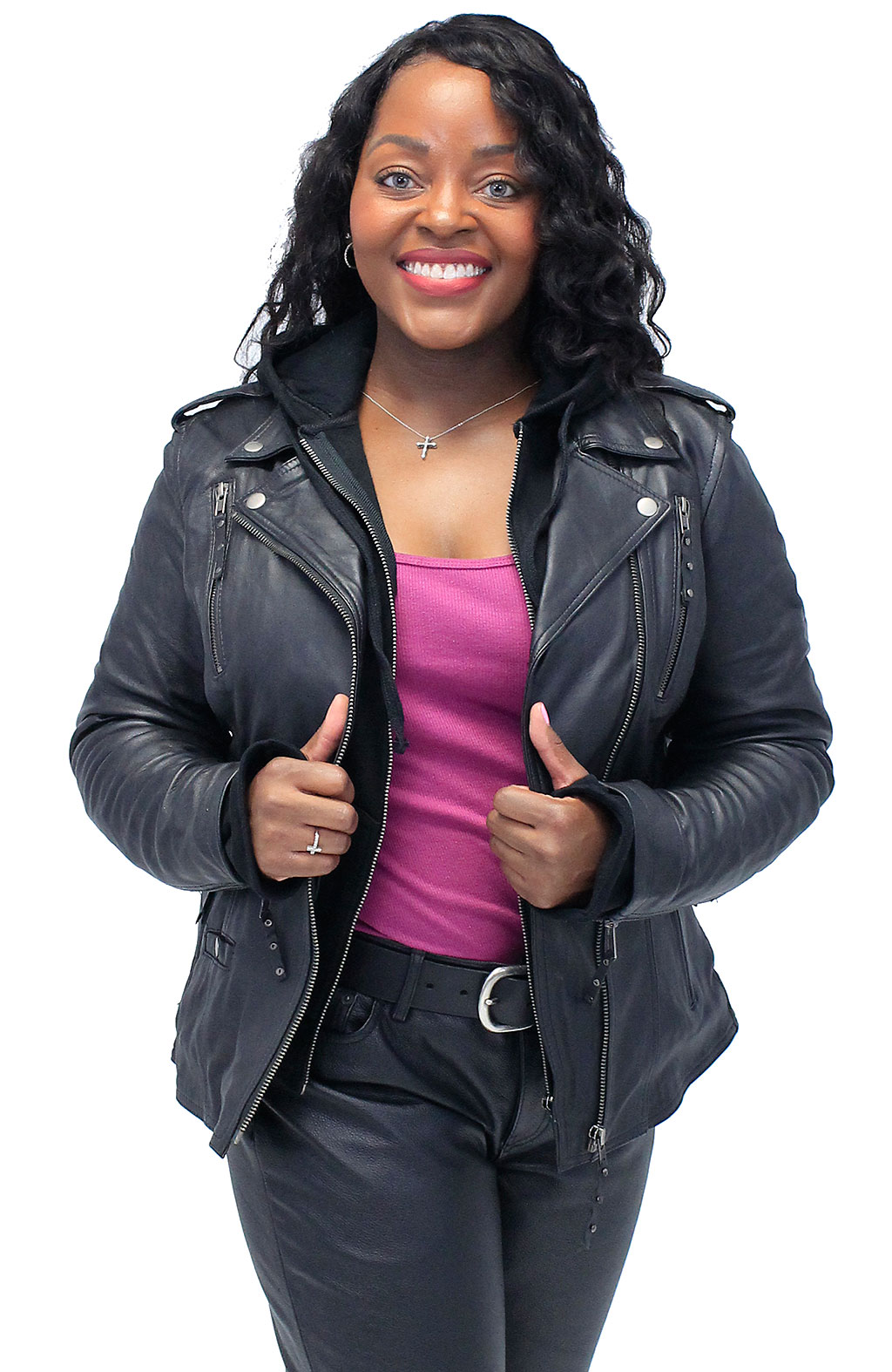 women's plus size leather jackets