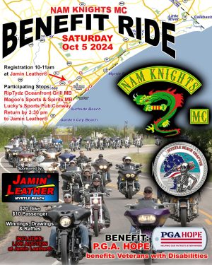 MYRTLE BEACH FALL RALLY NAM KNIGHTS BENEFIT RIDE