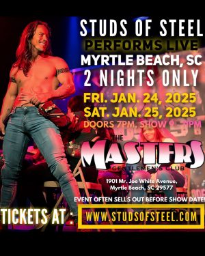 MYRTLE BEACH MASTERS CLUB STUDS OF STEEL