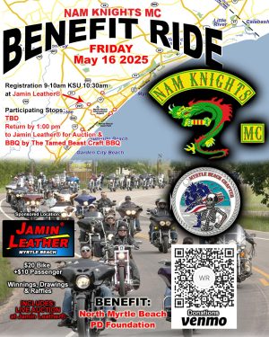 BENEFIT RIDE MYRTLE BEACH BIKE WEEK 2025 NAM KNIGHTS