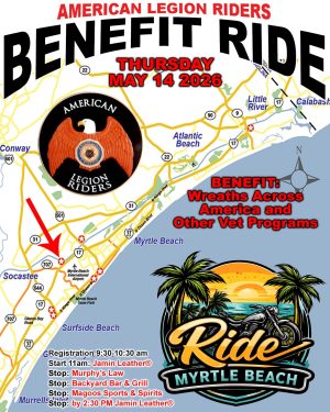 AMERICAN LEGION RIDERS BENEFIT RIDE MYRTLE BEACH