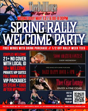 BIKE WEEK AT THEE DOLL HOUSE MYRTLE BEACH